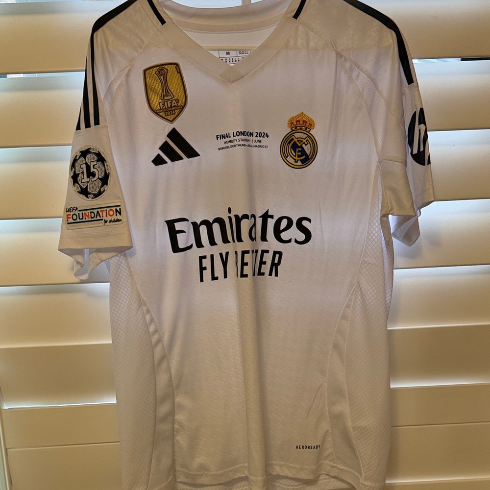 Adidas Real Madrid Brazil Brasil Vini Jr champions league jersey
